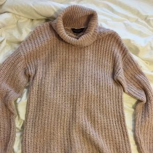 Dorothy Perkins Pink Knit Tunic Sweater